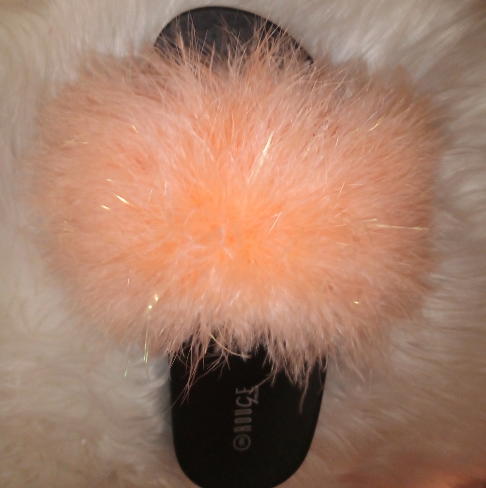 Sizes 5-12 Fur Slides